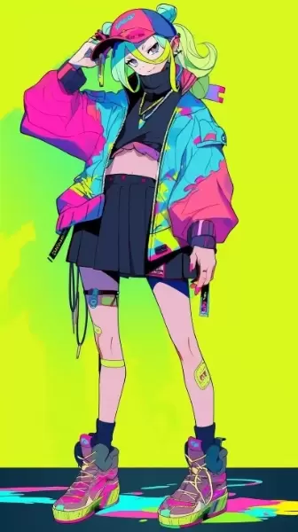 ビビットカラー