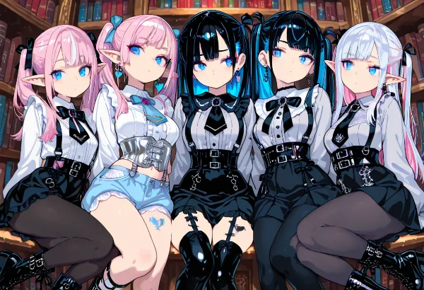 図書館の神秘少女たち