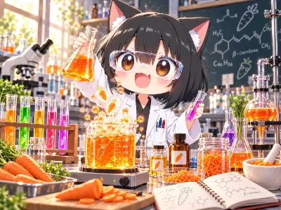 🥕化学実験ニャ！