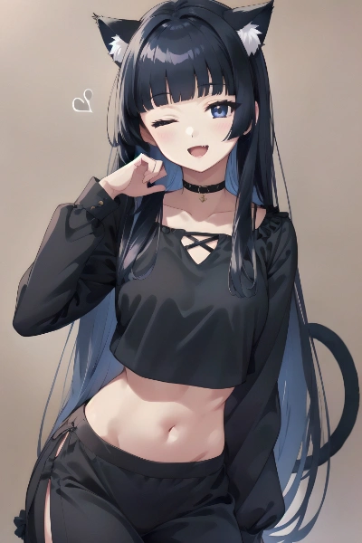 黒猫娘