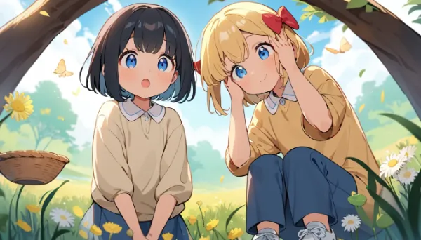 春のいろいろを探してるー