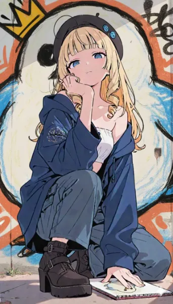 画伯とはわたくしの事ですわ！