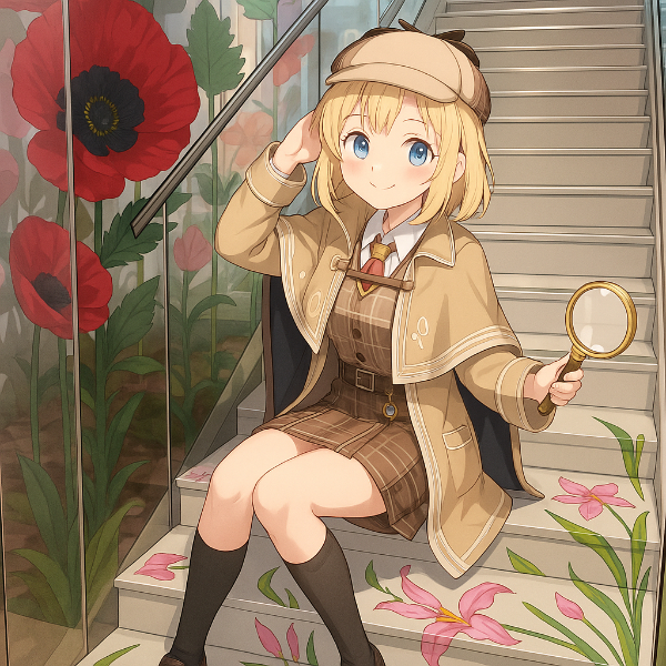 「探偵アメリアの花咲く階段のひととき」