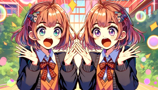 えっ！わたしたち、、双子！