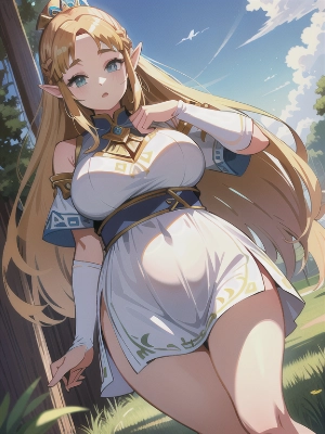 巨乳のエルフ
