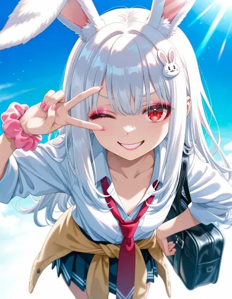 アイシャドウでギャルだぜぇい！