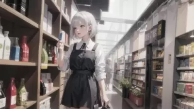 おつかいでジュースを買いに来たANA