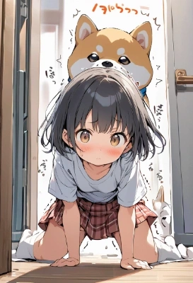 偶然できた構図でふざけてR18にしましたとさ（殴）