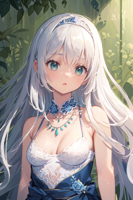 白髪美少女