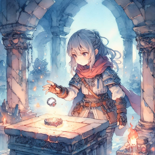 火の指輪を発見