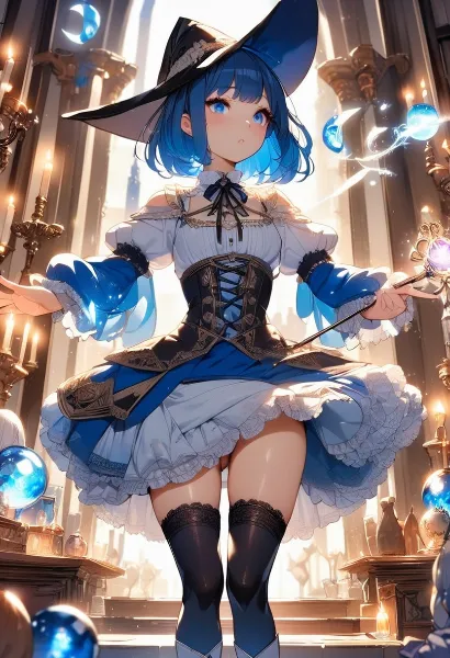 青き魔女の魔法の儀式