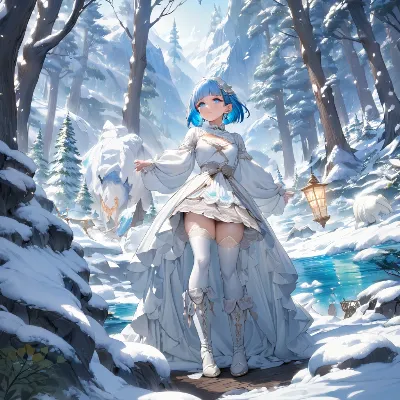 雪の森
