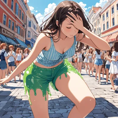 ダメージジーンズ(ショートパンツ)