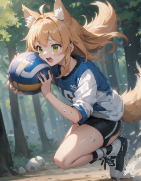 獣耳少女とドッジボール！３