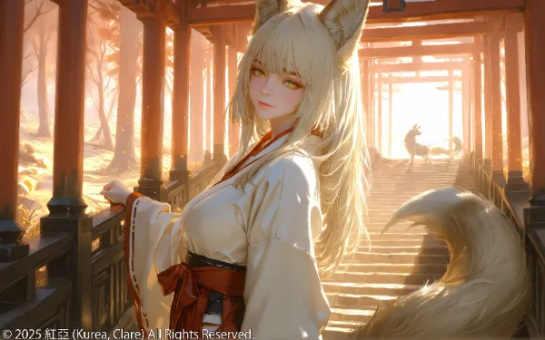 狐の里の千年妖狐