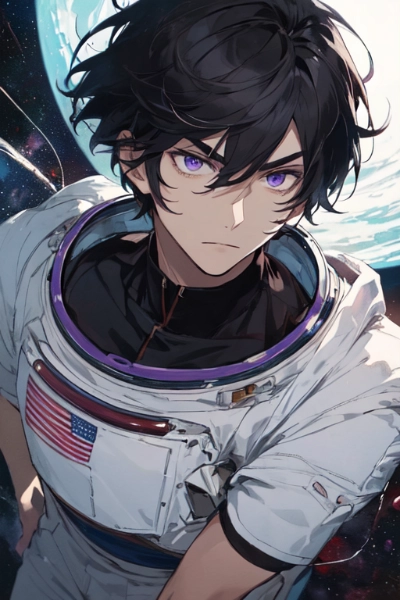 宇宙と黒髪短髪男性★その2（30枚）