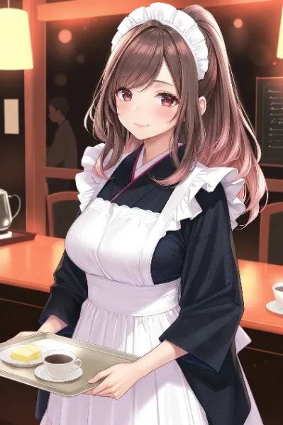 【シャニマス】月岡恋鐘和風メイド