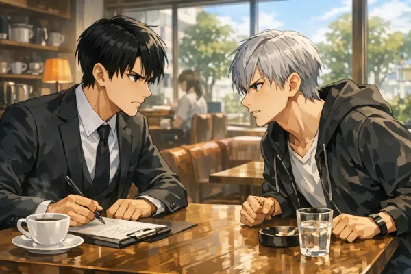 8. 喫茶店での取り調べ