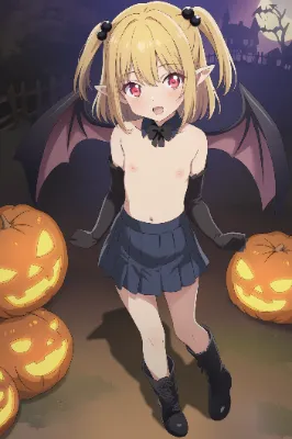トップレスヴァンパイアガールなエルフさん