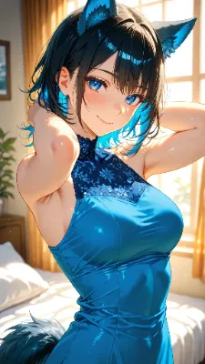 🐺 肩を魅せる 〜ウル子、肩なら堂々と見せる〜✨