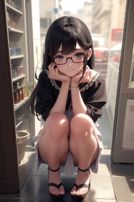 パステル色のワンピース