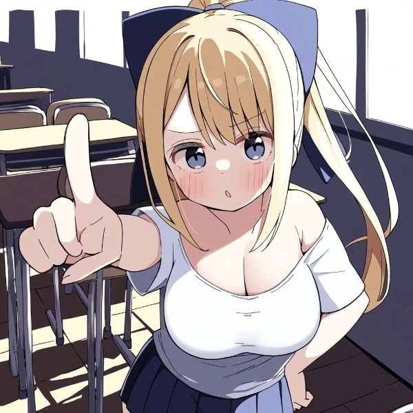 もうすぐGWなので金髪娘