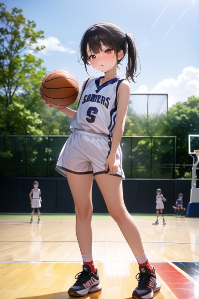 R2cute:0.35でバスケットガール（４枚）