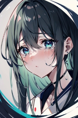 泣き顔の女の子