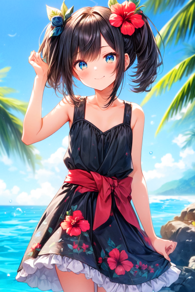 イケてる、黒髪ツインテール少女★