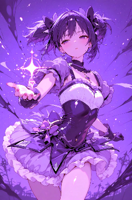 星屑の魔法を紡ぐ少女の夜