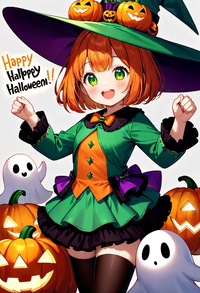 ハロウィンの魔女が運ぶ幸せの魔法