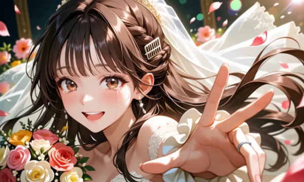 涙のピース！父へ