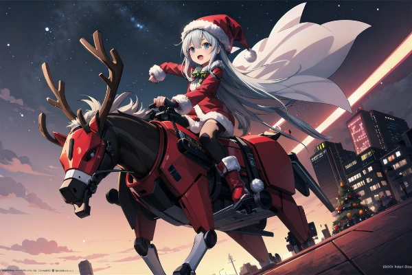 暴れん坊のサンタ少女とトナ改。