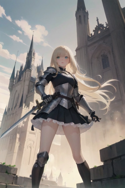 ファンタジーな女剣士さん