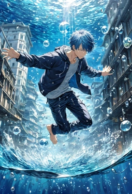 沈んだ果ての青