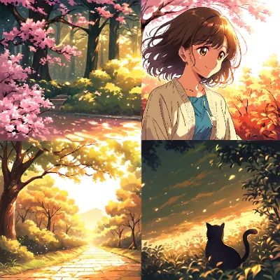 陽だまりの黒猫と藤原まゆみ