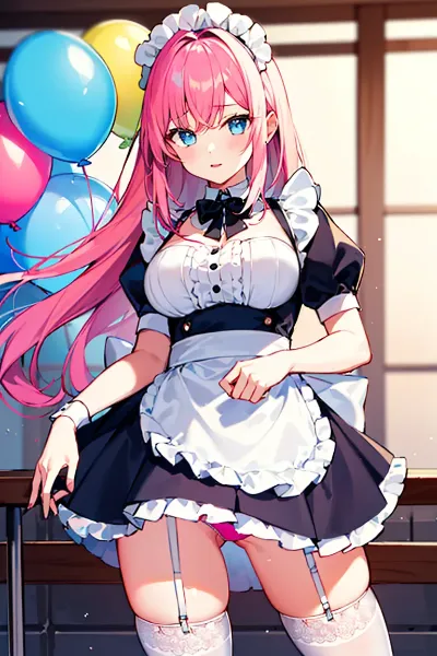 パンツを見たのでこの風船で空の彼方へ飛ばします