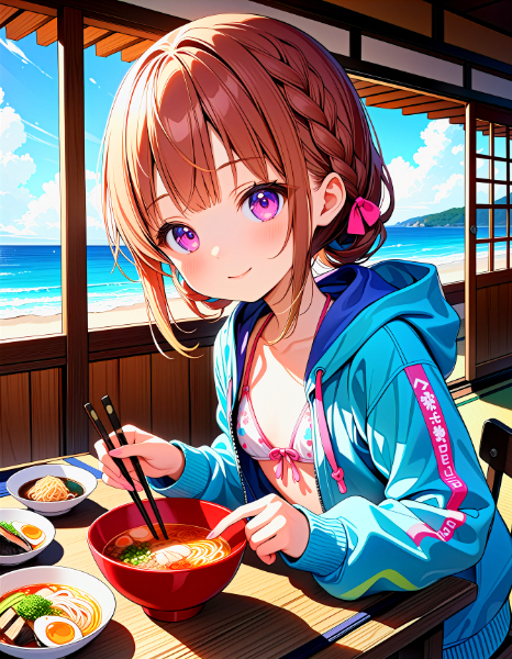 あの海の家のラーメンをもう一度…
