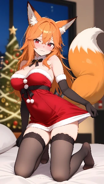 クリスマスきつねちゃん