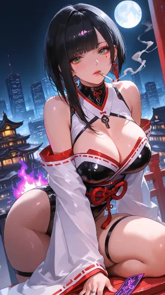 不良な巫女