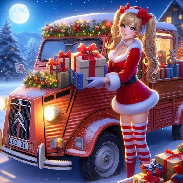 プレゼント配達準備中