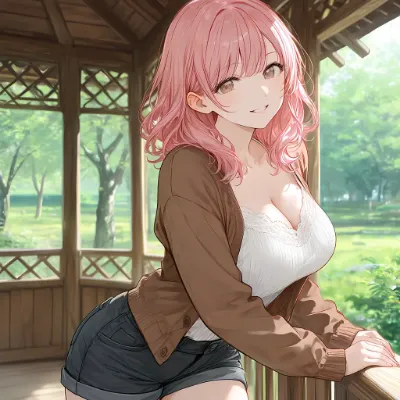 【R-18/5コマ】うちのこリズ、林のベンチで口と二穴に出される