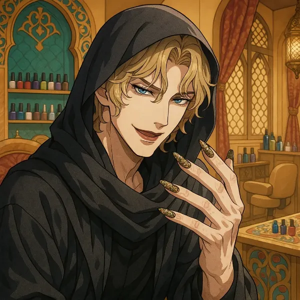 ネイルサロンに行った尊師