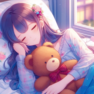 もうちょっと寝ていたいな・・・