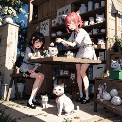 ねこもち屋さんの名物料理：にゃんころもち