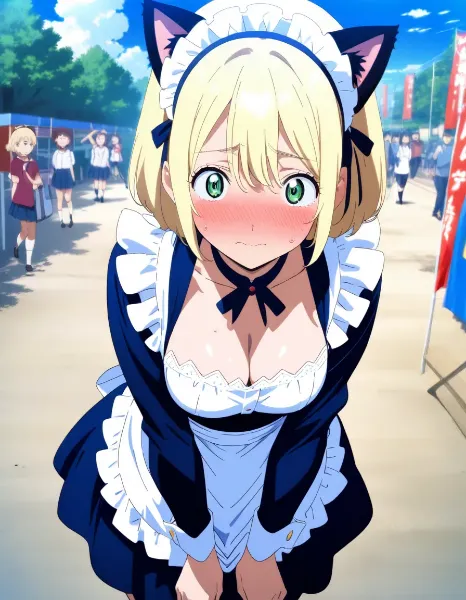 ネコミミメイドコス先生