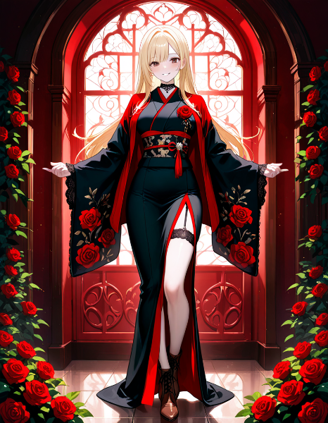 薔薇の館に舞う黒き貴婦人