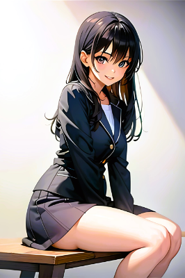 微笑む女の子