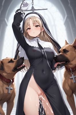 儀式前に興奮しているクレアさん