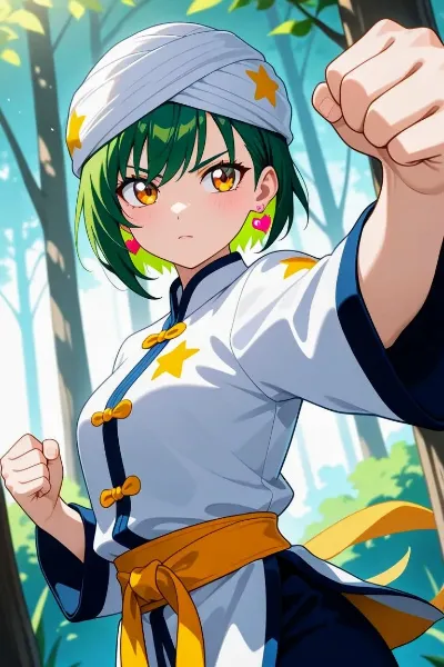 かかってきなさい！あなたごときなら、武器や魔法使わなくても勝てるわ♫　マリア